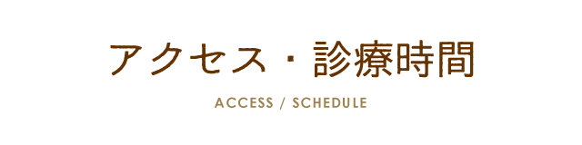 アクセス・診療時間